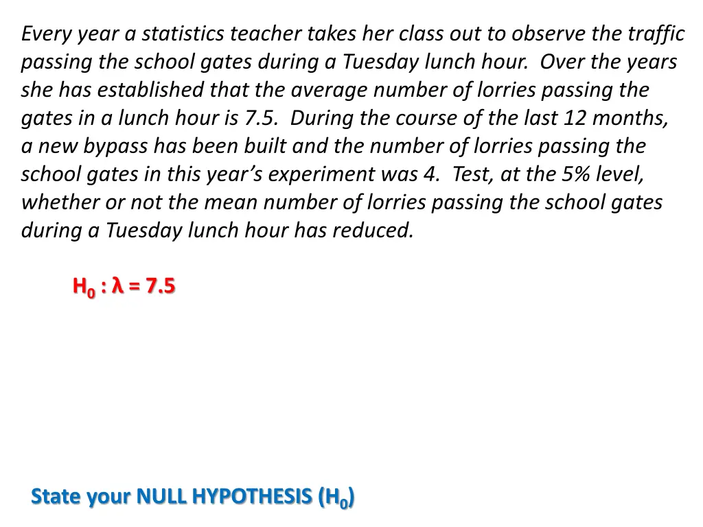 every year a statistics teacher takes her class