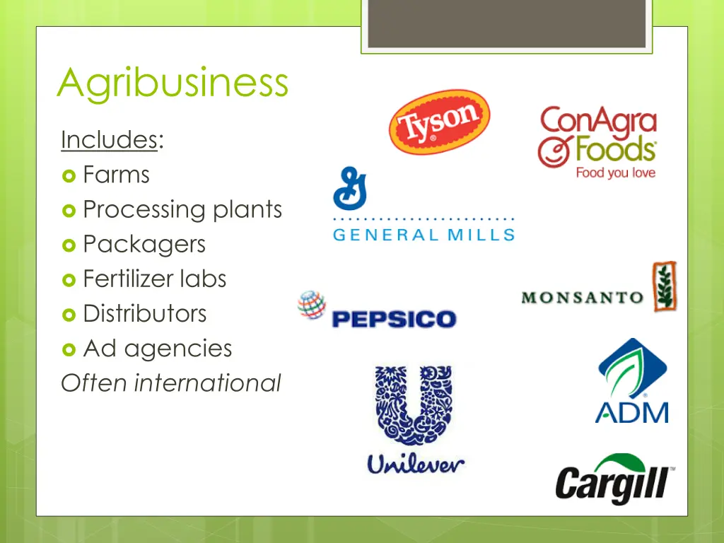 agribusiness