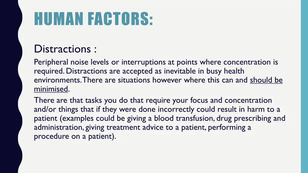 human factors