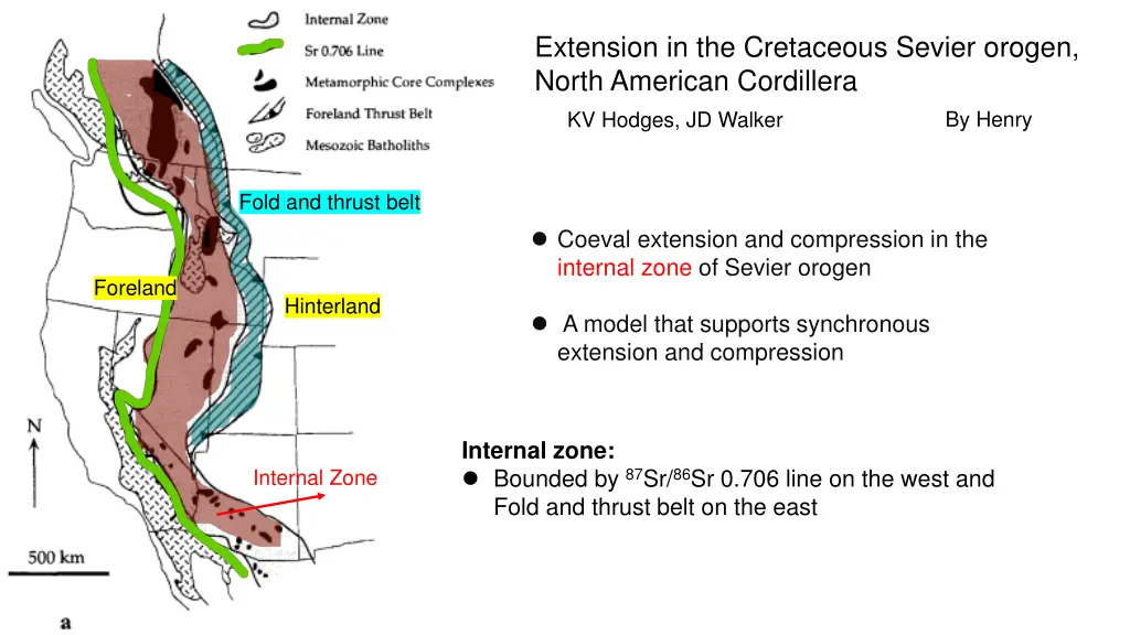 extension in the cretaceous sevier orogen north