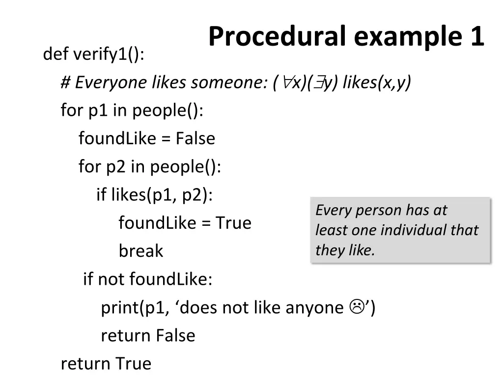 procedural example 1