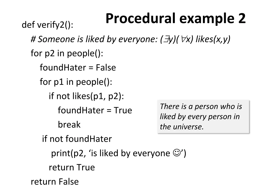 procedural example 2