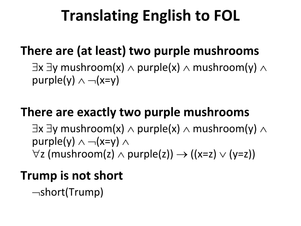 translating english to fol 1