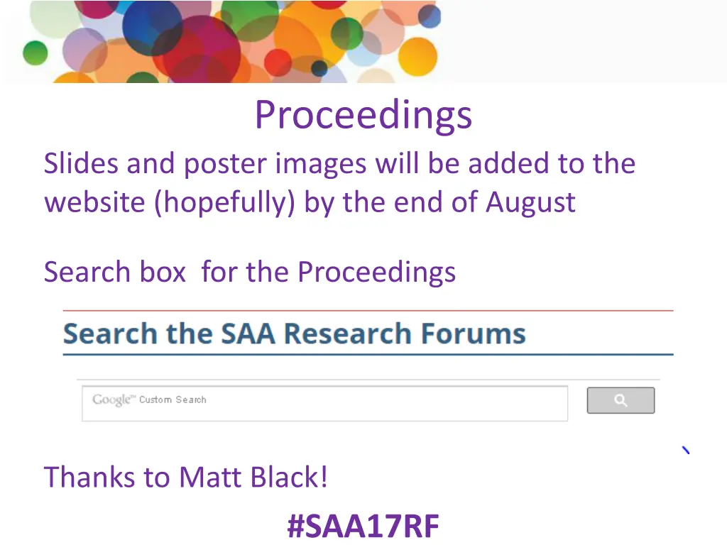 proceedings