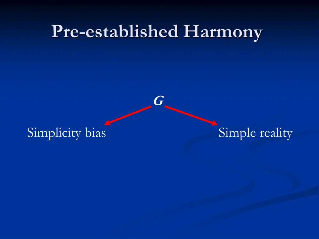 pre established harmony