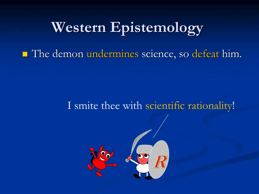 western epistemology