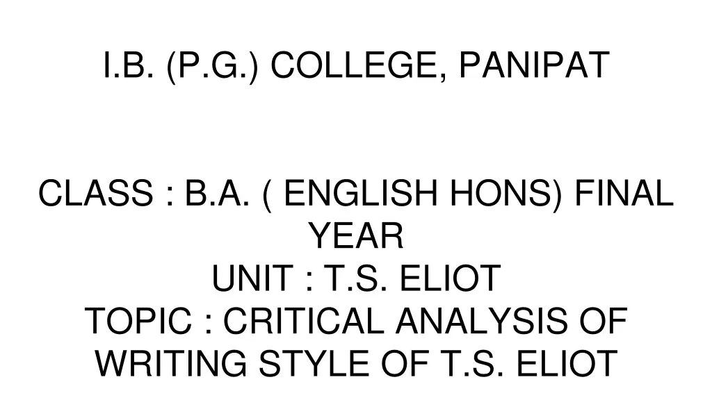 i b p g college panipat