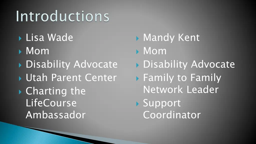 lisa wade mom disability advocate utah parent
