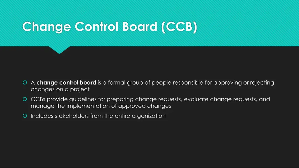 change control board ccb