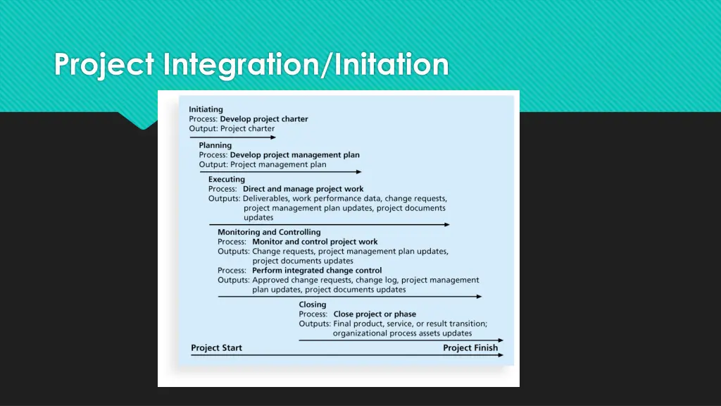 project integration initation
