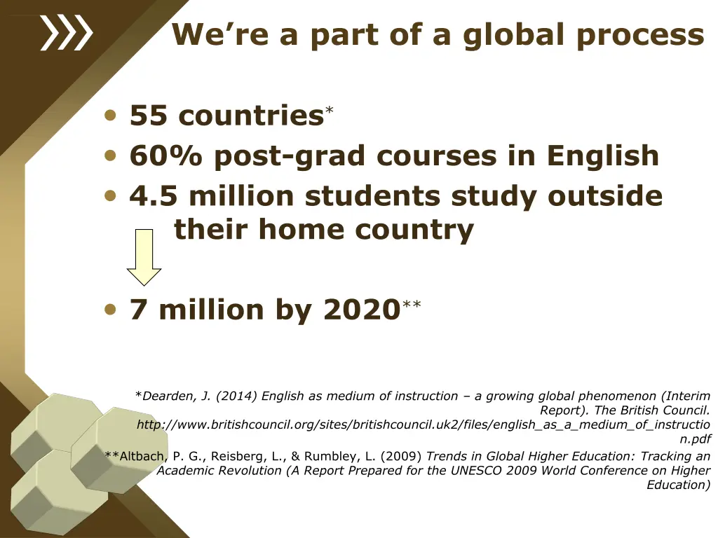 we re a part of a global process