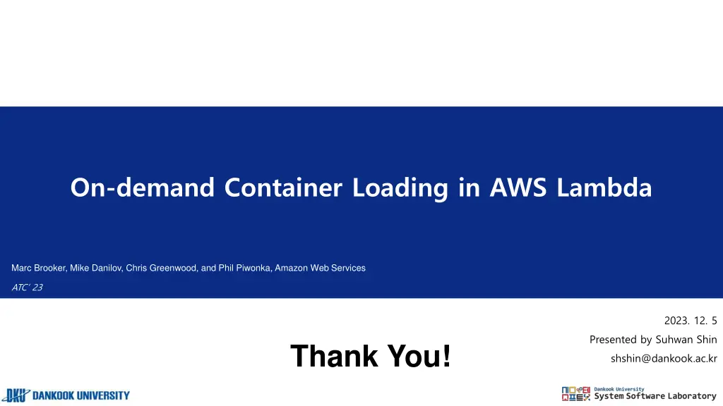 on demand container loading in aws lambda 1