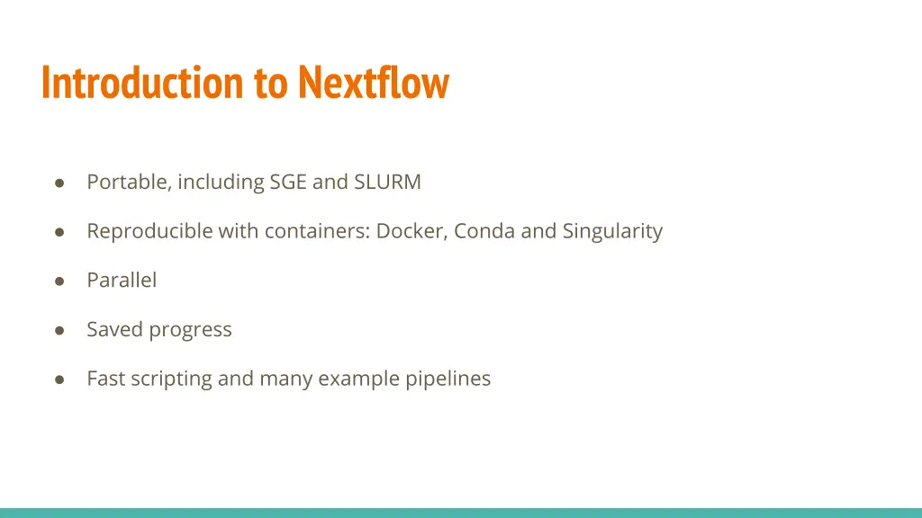 introduction to nextflow