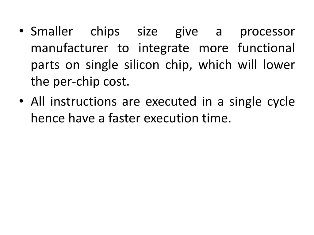 smaller manufacturer to integrate more functional
