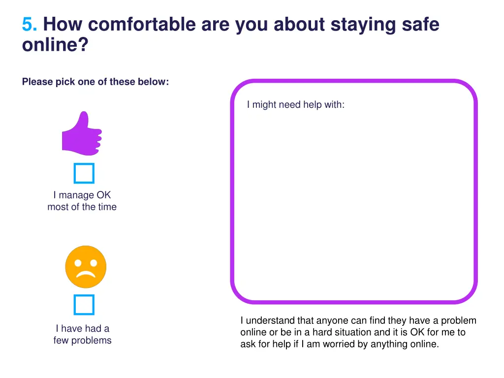5 how comfortable are you about staying safe