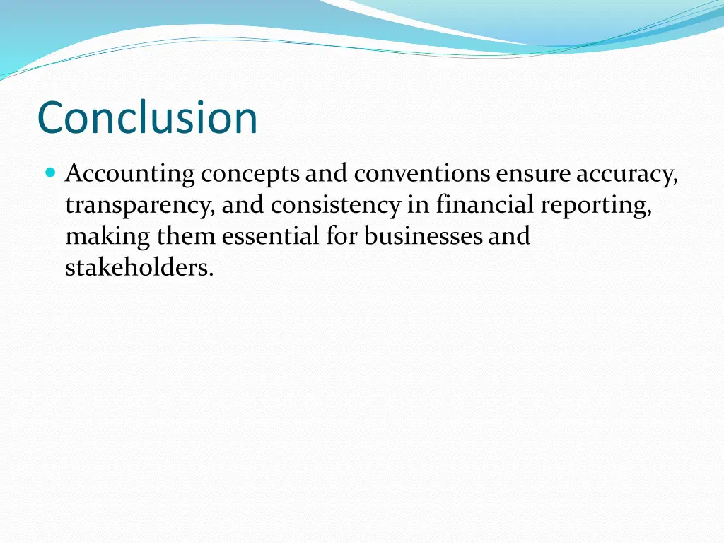 conclusion