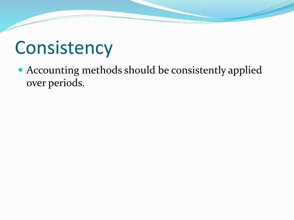 consistency