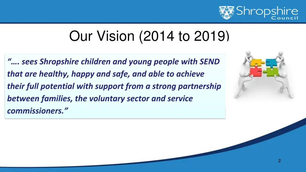 our vision 2014 to 2019