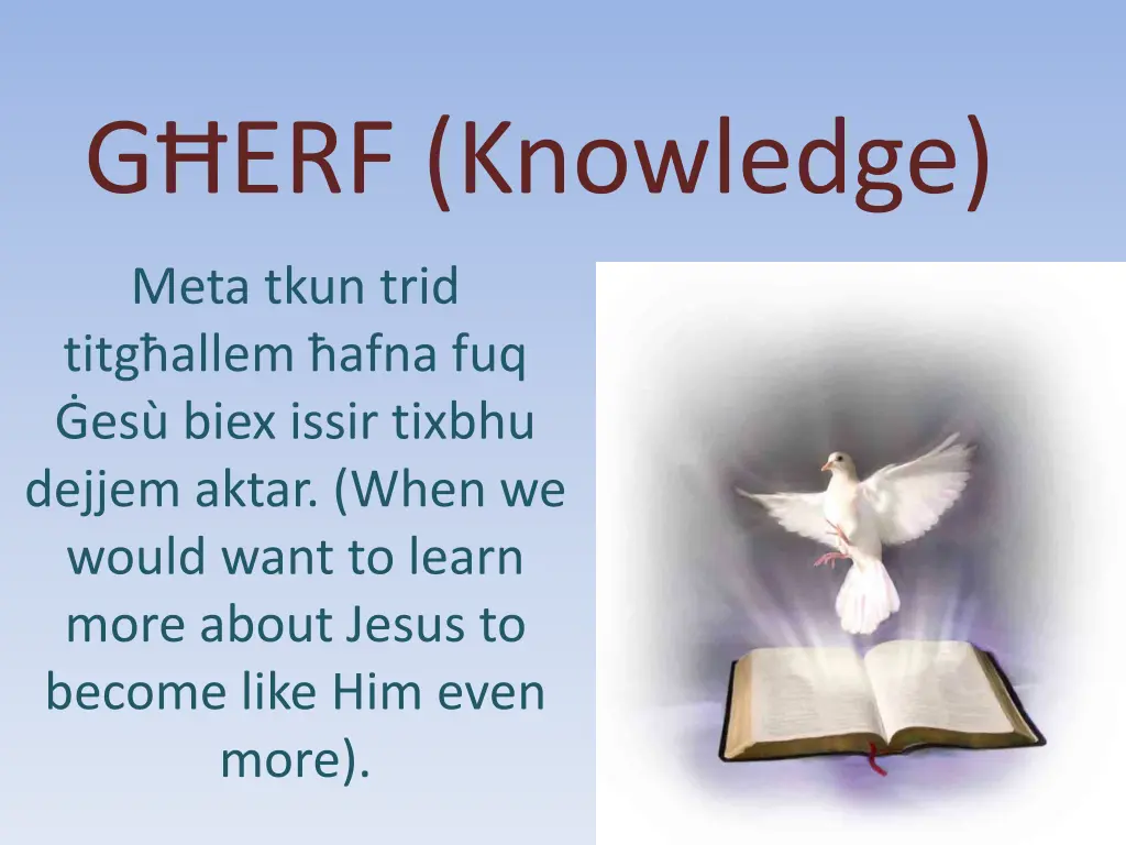 g erf knowledge