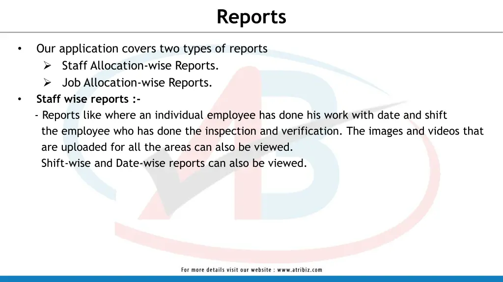 reports