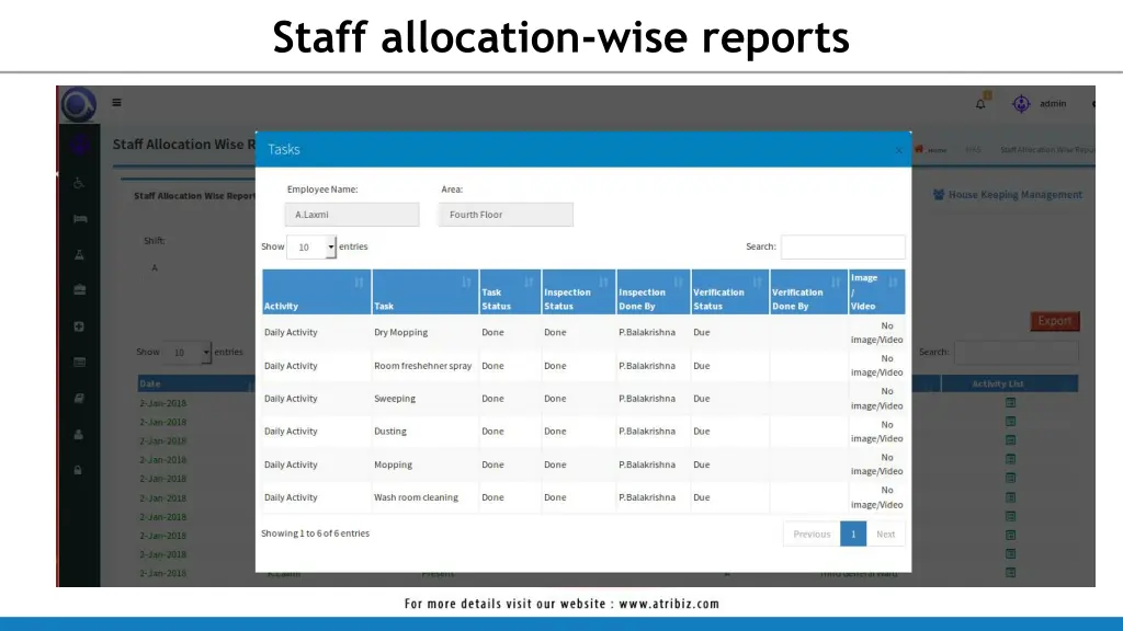 staff allocation wise reports 1