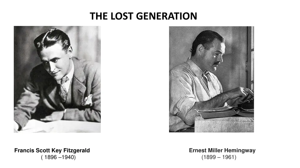 the lost generation