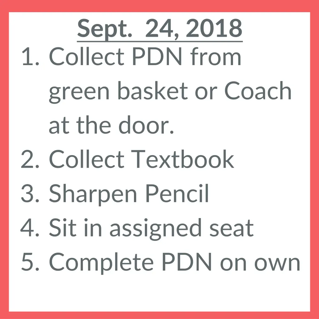 sept 24 2018 1 collect pdn from green basket