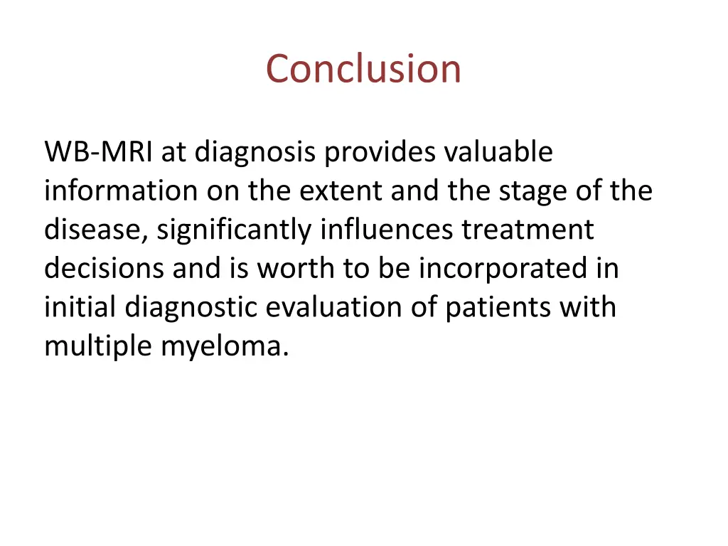 conclusion