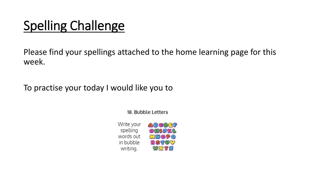spelling challenge spelling challenge