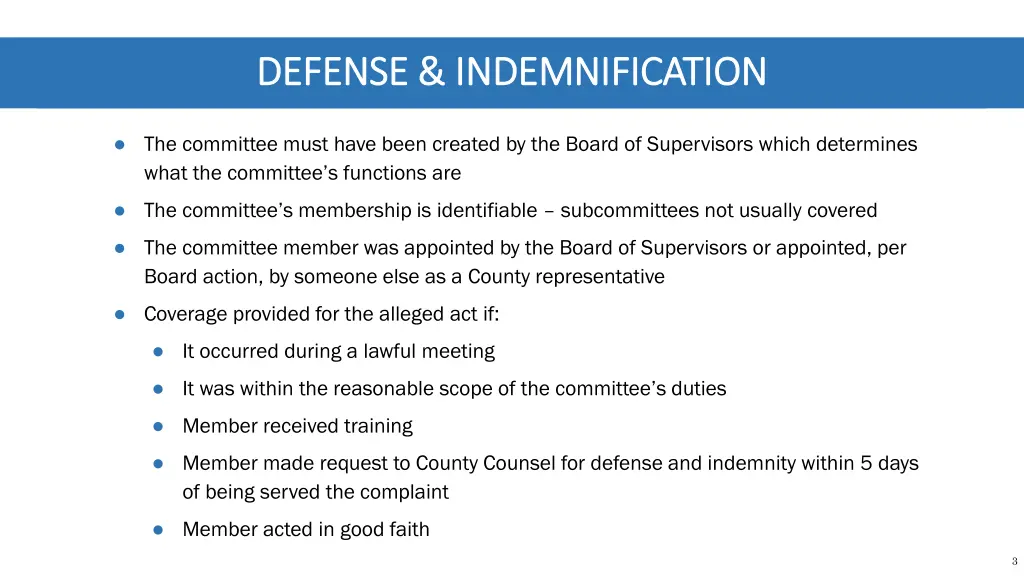 defense indemnification defense indemnification