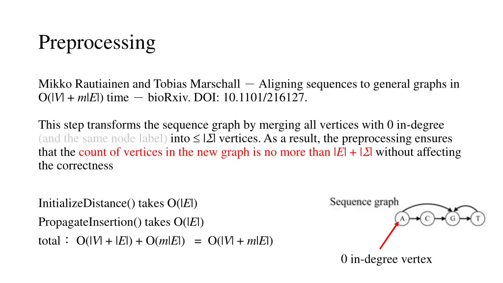 preprocessing