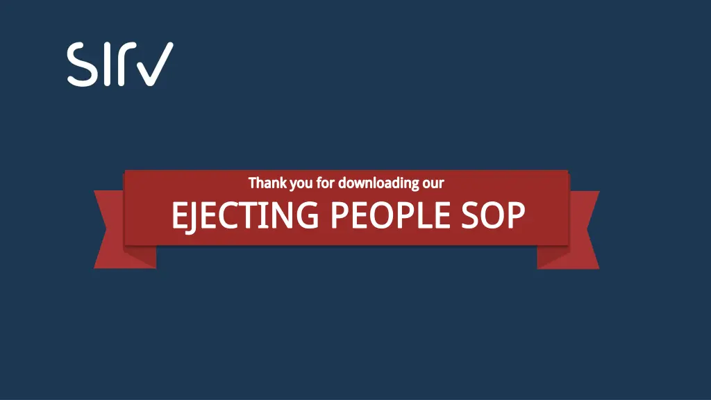thank you for downloading our ejecting people sop