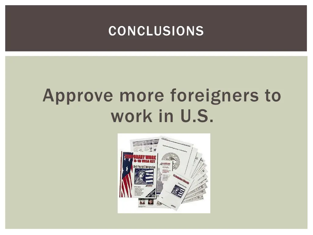 conclusions