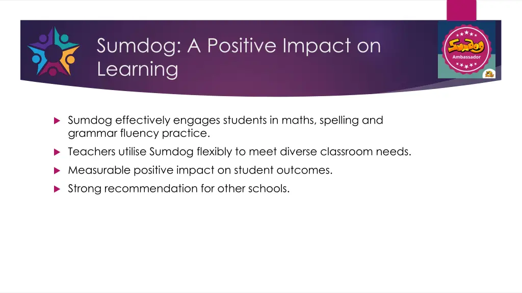 sumdog a positive impact on learning