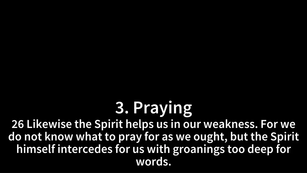 3 praying