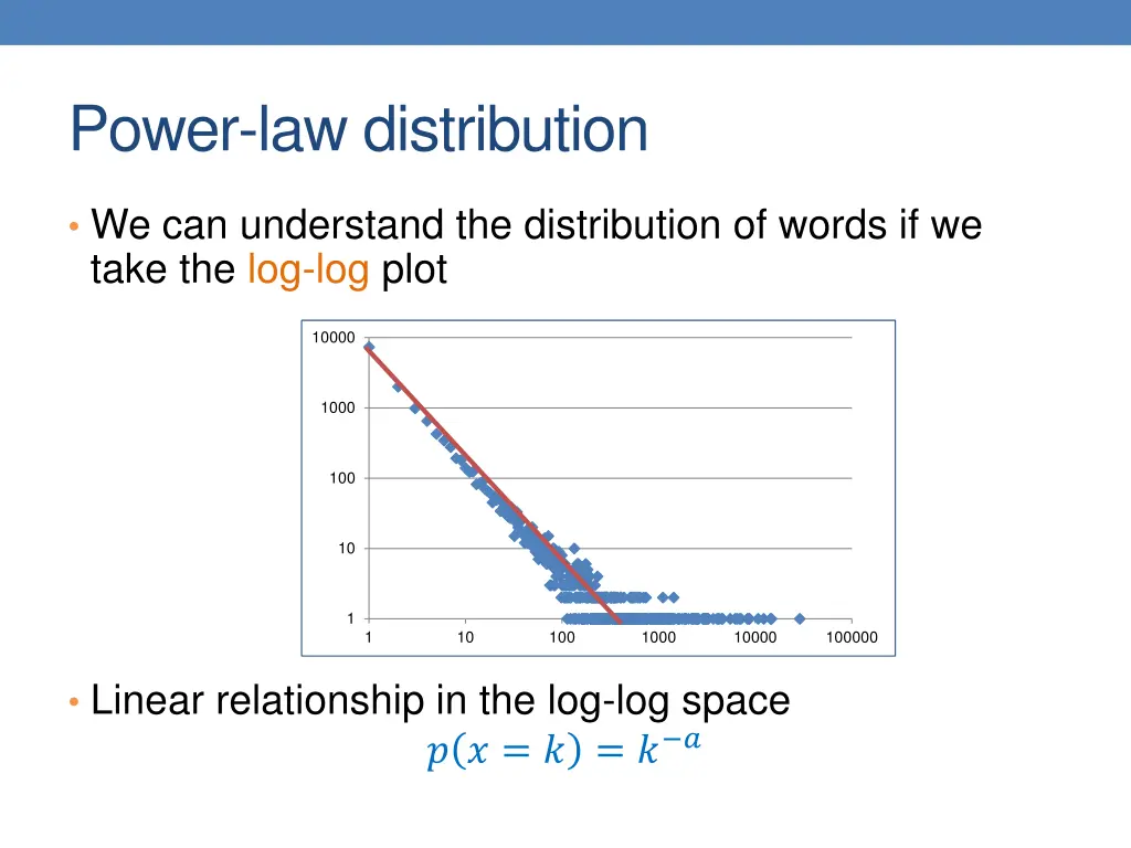 power law distribution