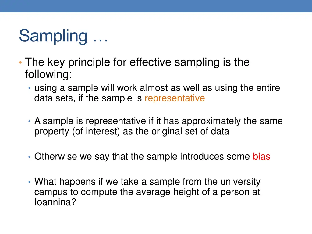 sampling 1