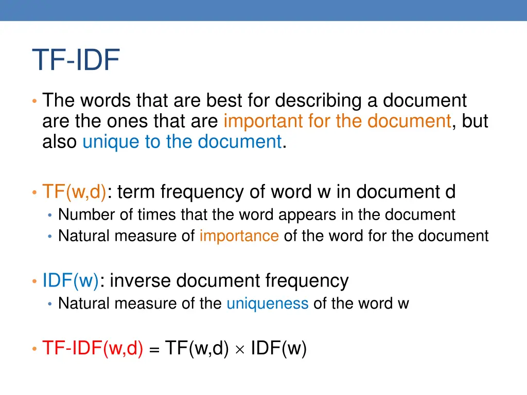 tf idf