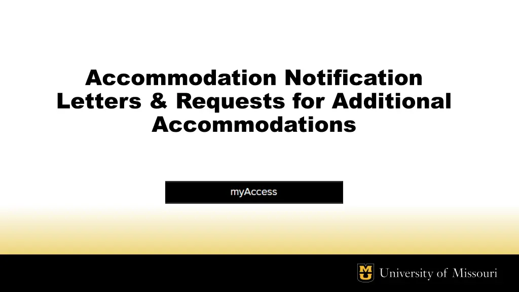 accommodation notification letters requests