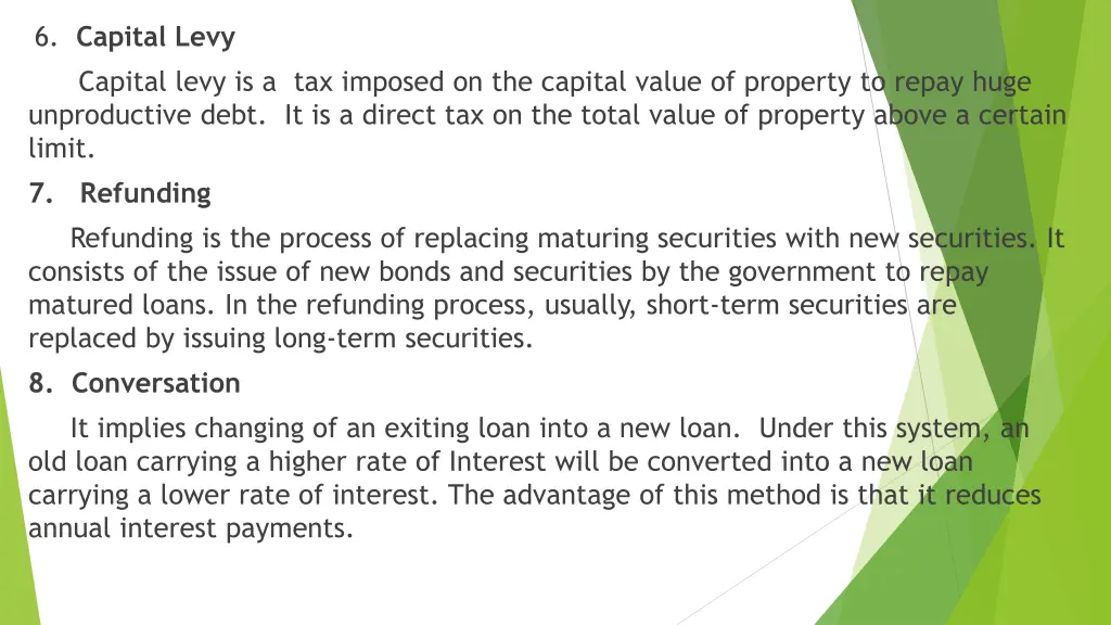 6 capital levy capital levy is a tax imposed