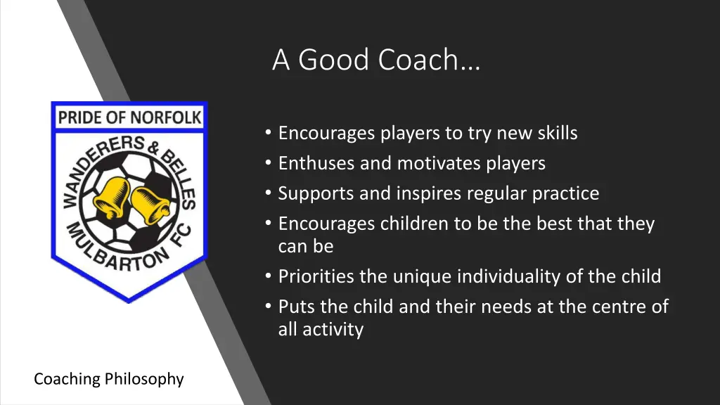a good coach