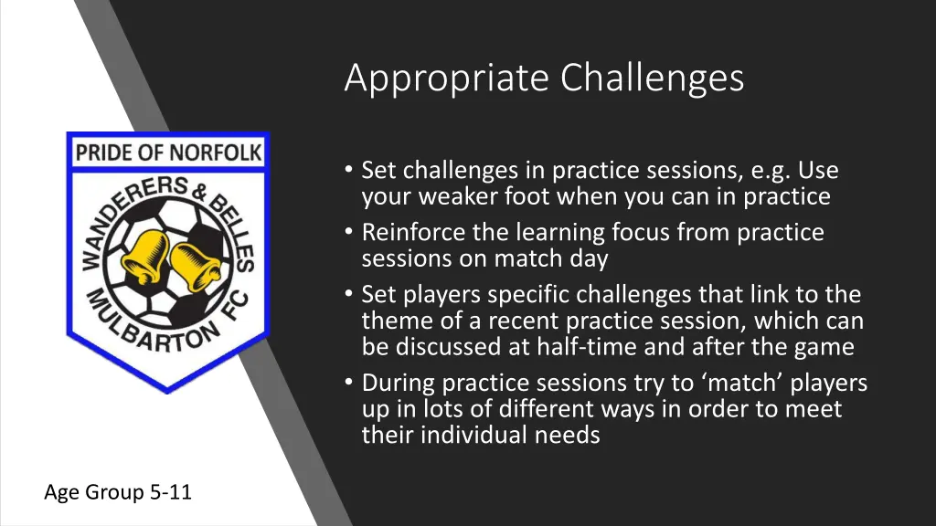 appropriate challenges