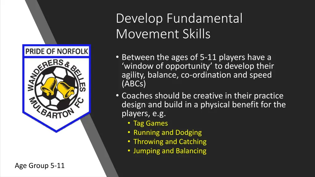 develop fundamental movement skills