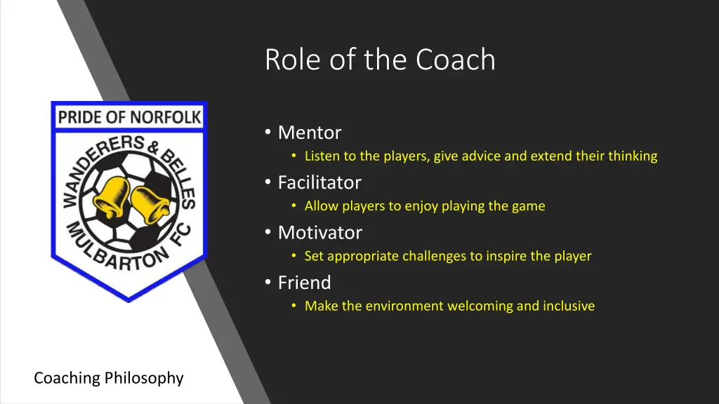 role of the coach