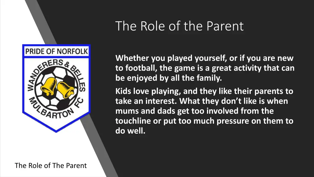 the role of the parent
