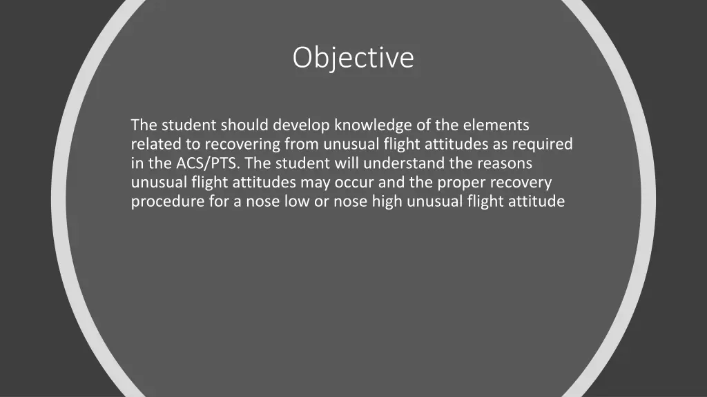objective