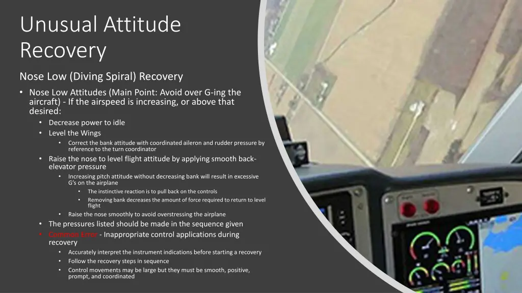 unusual attitude recovery 3