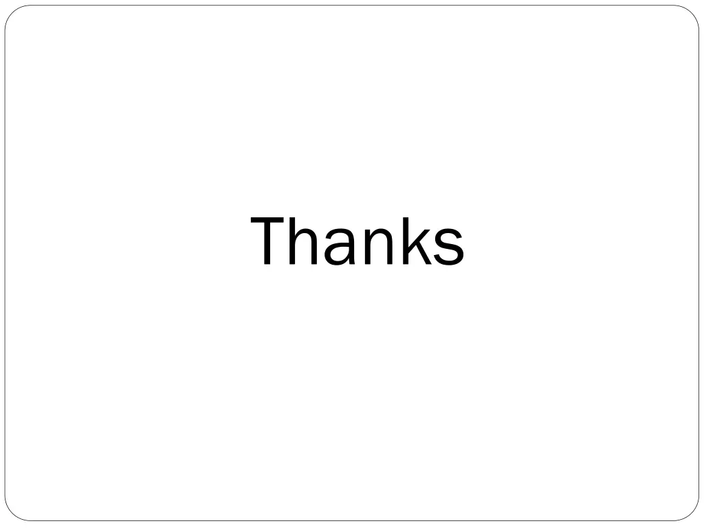 thanks