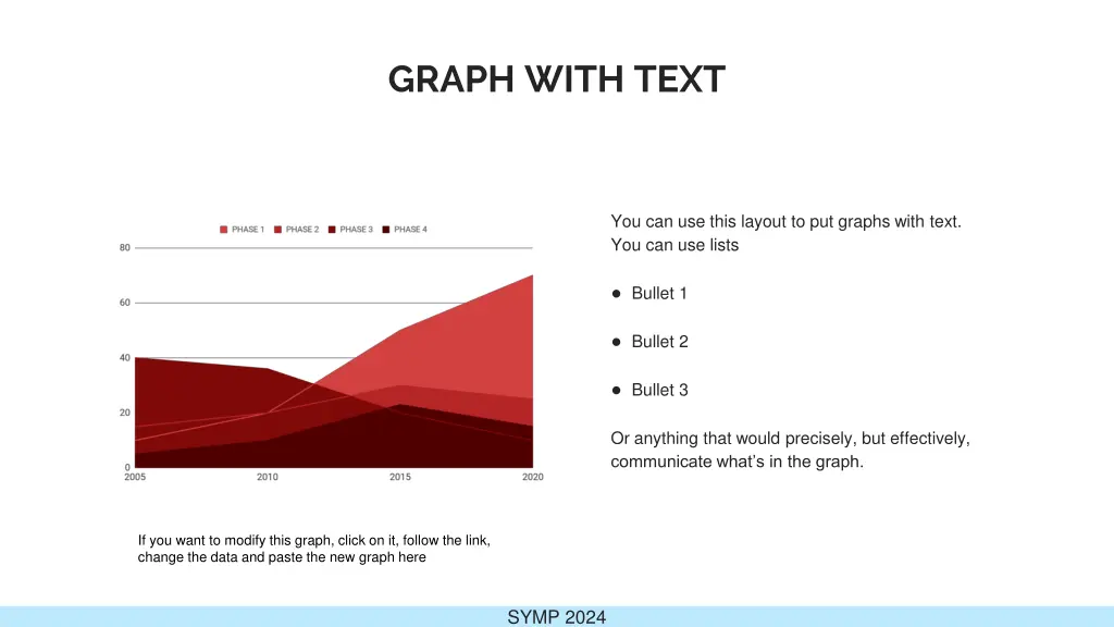 graph with text