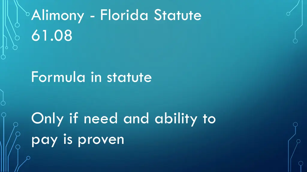 alimony florida statute 61 08